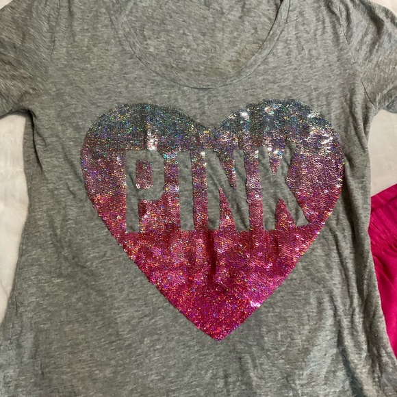 PINK Victoria's Secret Gray and Pink Set - Picture 3 of 12